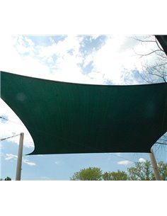 Toldo Vela Cuadrado Verde 150gr/m2