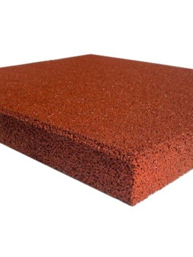 Loseta de Caucho Roja - 40 mm 50x50