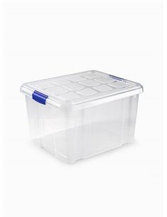 Caja de plástico para almacenaje | TRANSPARENTE