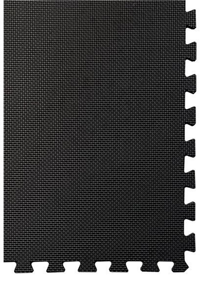 Esterilla Puzzle para Suelos de Gimnasio y Fitness | Negro | Protección de Goma Espuma, tatami puzzle Expandible 48 uds 60x60