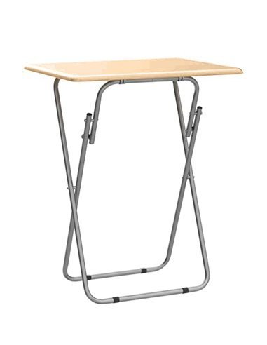 Mesa plegable - Color madera - Estructura robusta y estable. Ahorre espacio