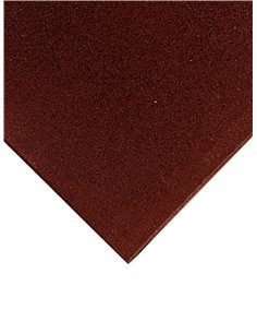 Loseta de Caucho Profesional Grano Fino 50x50cm - Roja