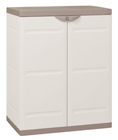 Armario Medio de 2 Estantes | Titanium Beige |...