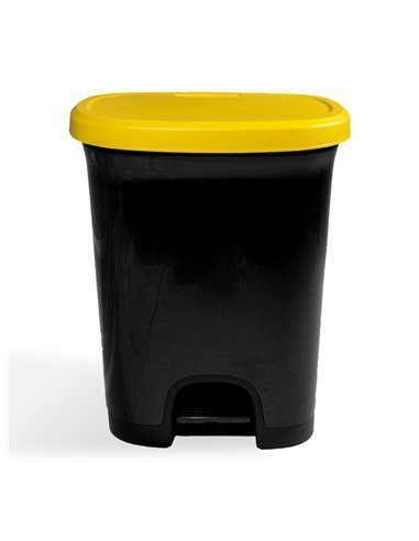 Cubo de basura negro 50 Litros