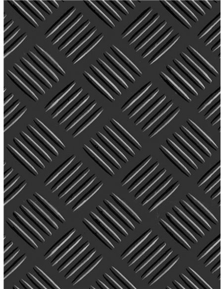 Pavimento Checker 3 mm - 1 m de Ancho - Metro Lineal