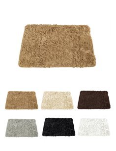 Alfombra 100% Algodón con Flecos - Felpudo Rectangular para Salón, Dormitorio y Recibidor