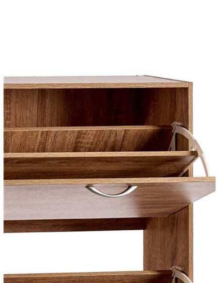Zapatero de Madera con dos Cajones– Armario Almacenamiento Abatible para Recibidor – Mueble Auxiliar Zapatero de Madera con dos Cajones– Armario Almacenamiento Abatible para Recibidor – Mueble Auxiliar