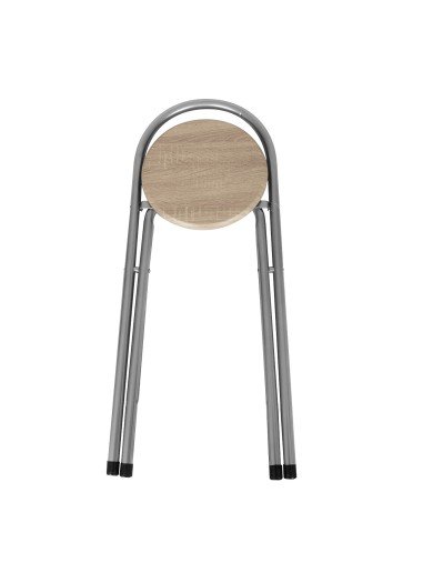 Taburete Plegable con Respaldo para Cocina...