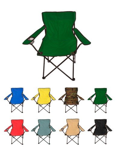 Silla de Camping Plegable de Acero con...