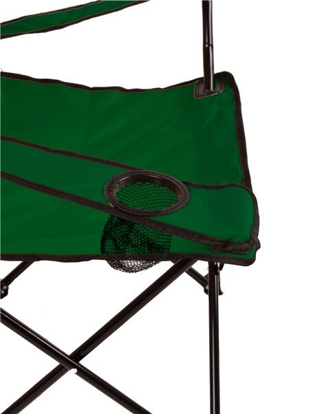 Silla de Camping plegable con Portavasos | Metal y lona | 80x80x49 cm  Silla de Camping plegable con Portavasos | Metal y lona | 80x80x49 cm