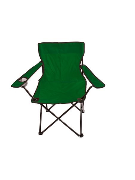 Silla de Camping plegable con Portavasos | Metal y lona | 80x80x49 cm  Silla de Camping plegable con Portavasos | Metal y lona | 80x80x49 cm