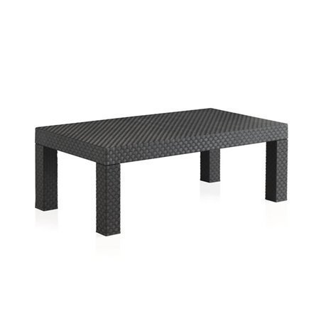 Set Muebles Jardín Evo Confort con 4 Plazas - Mobiliario Exterior con Mesa Auxiliar y Cojines  Set Muebles Jardín Evo Confort con 4 Plazas - Mobiliario Exterior con Mesa Auxiliar y Cojines
