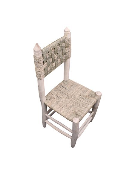 Silla de Esparto y Madera Rústica Artesanal - Alta Calidad, 43cm de Altura, Asiento Ancho de 39cm, Diseño Duradero y Confortable Silla de Esparto y Madera Rústica Artesanal - Alta Calidad, 43cm de Altura, Asiento Ancho de 39cm, Diseño Duradero y Confortable