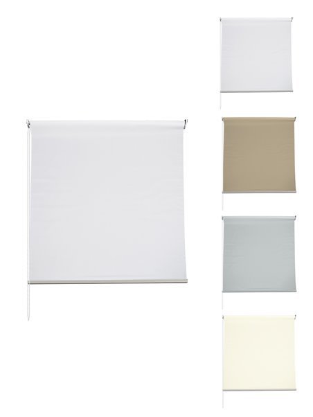 Estor Enrollable de Tela 100% Poliéster Resistente al Desgarro, Disponible en Medidas 120x180 cm y 150x180 cm Estor Enrollable de Tela 100% Poliéster Resistente al Desgarro, Disponible en Medidas 120x180 cm y 150x180 cm