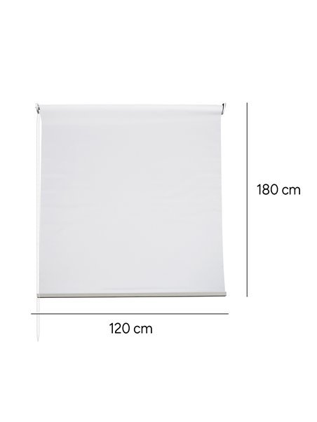 Estor Enrollable de Tela 100% Poliéster Resistente al Desgarro, Disponible en Medidas 120x180 cm y 150x180 cm Estor Enrollable de Tela 100% Poliéster Resistente al Desgarro, Disponible en Medidas 120x180 cm y 150x180 cm