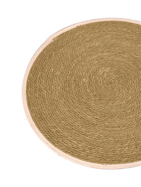Alfombra de Yute Redondo Trenzada a Mano – Alfombra multiuso Decorativa color Natural  Alfombra de Yute Redondo Trenzada a Mano – Alfombra multiuso Decorativa color Natural