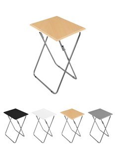 Mesa Plegable Portátil Rectangular – Mesa Auxiliar Abatible 48 x 38 x 68 cm