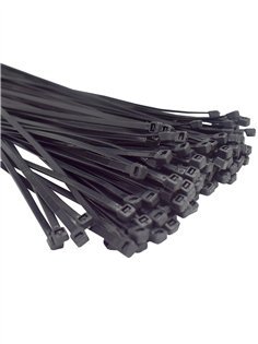 Bolsa de 100 UDS BRIDAS NYLoN 2,5X200MM Color negro