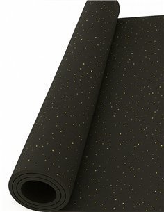 Esterilla de Ejercicio Moteado Amarillo - Fitness especial para Gimnasios | SPORT PREMIUM | Base Negra