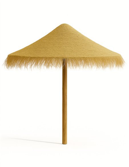 Sombrilla de Brezo o Esparto para Exteriores – Sombrilla Redondo para Playa, Porches y Piscina Sombrilla de Brezo o Esparto para Exteriores – Sombrilla Redondo para Playa, Porches y Piscina