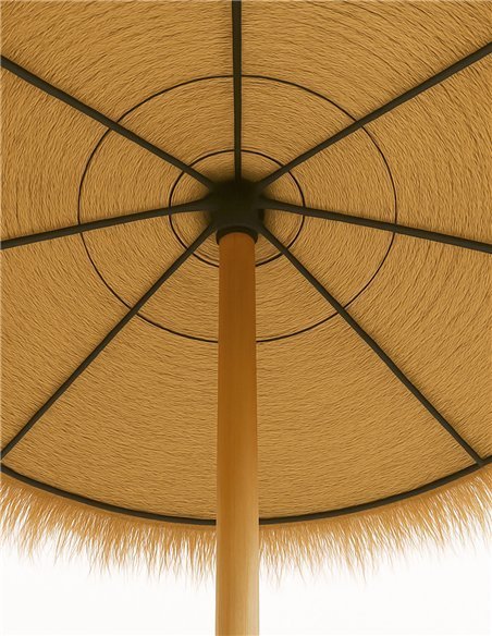 Sombrilla de Brezo o Esparto para Exteriores – Sombrilla Redondo para Playa, Porches y Piscina Sombrilla de Brezo o Esparto para Exteriores – Sombrilla Redondo para Playa, Porches y Piscina